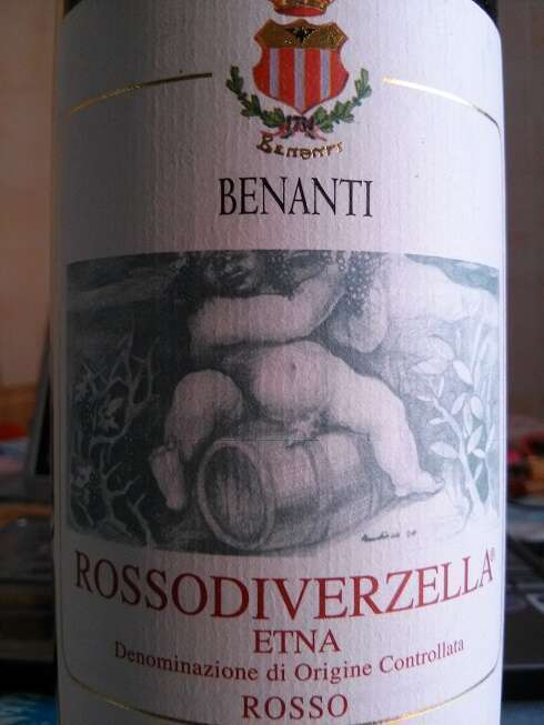 Etna Rosso Rosso Di Verzella 2012 Benanti
