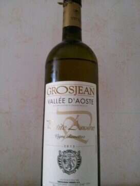 Petite Arvine Vigne Rovettaz Grosjean