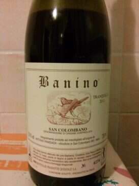 San Colombano Rosso Tranquillo 2011 Banino