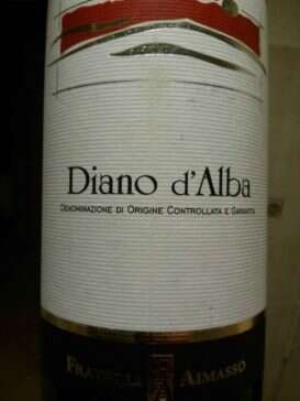Diano d'Alba Dolcetto Fratelli Aimasso