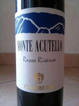 Monte Acutello Rosso Riserva 2007 Fiamberti