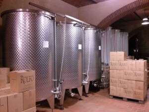 Vasche di acciaio cantina Emanuele Rolfo Ca di Caire
