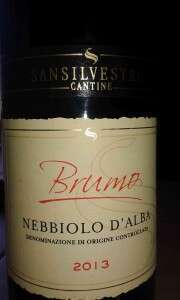 Nebbiolo Brumo 2013 Cantina San Silvestro Nebbiolo Brumo 2013 Cantine San Silvestro