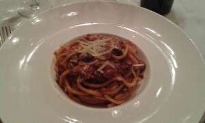 Campo Alla Sughera Bolgheri DOC con Pici al Cinghiale Ristorante Il Montalcino