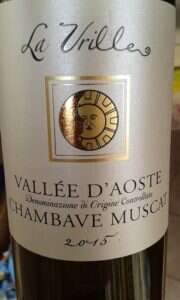 La Vrille - Chambave Muscat 2015 La Vrille - Chambave Muscat 2015