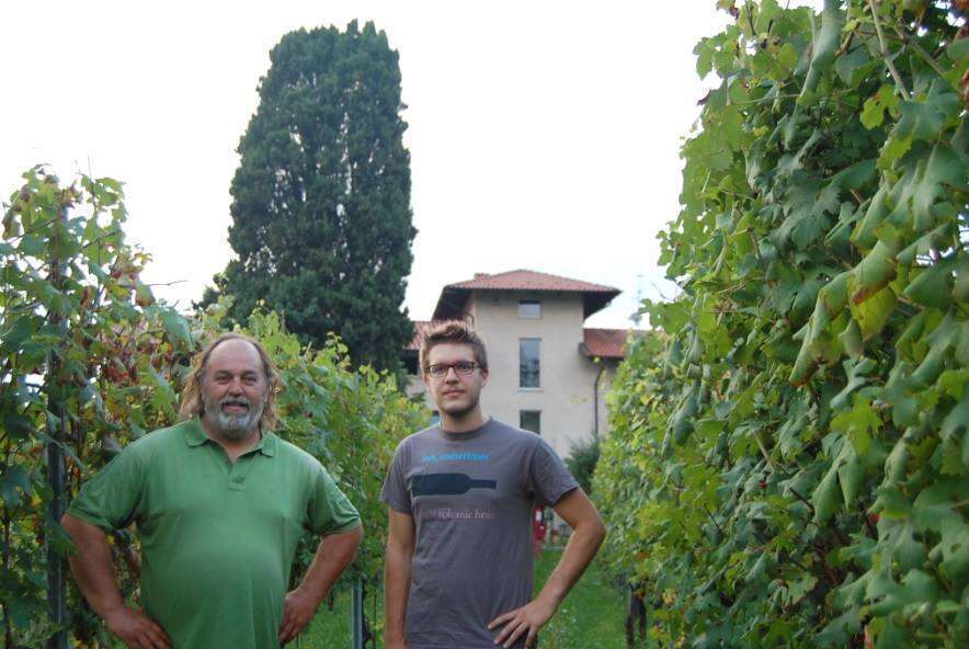 Carlo Colombera e il figlio Giacomo Carlo Colombera e il figlio Giacomo