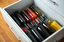 come conservare il vino - cassetta di legno