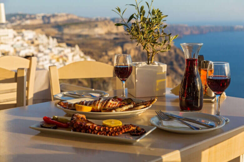 Vino rosso con pesce